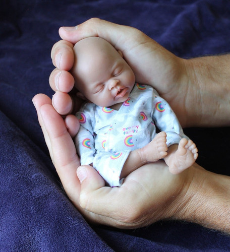 Bambola micro preemie full - bambola, 7"
