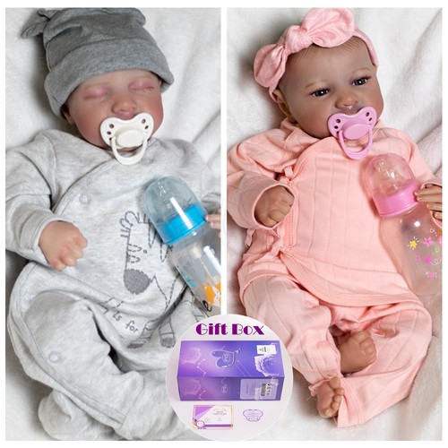 Twins reborn dolls silicone - reborn,